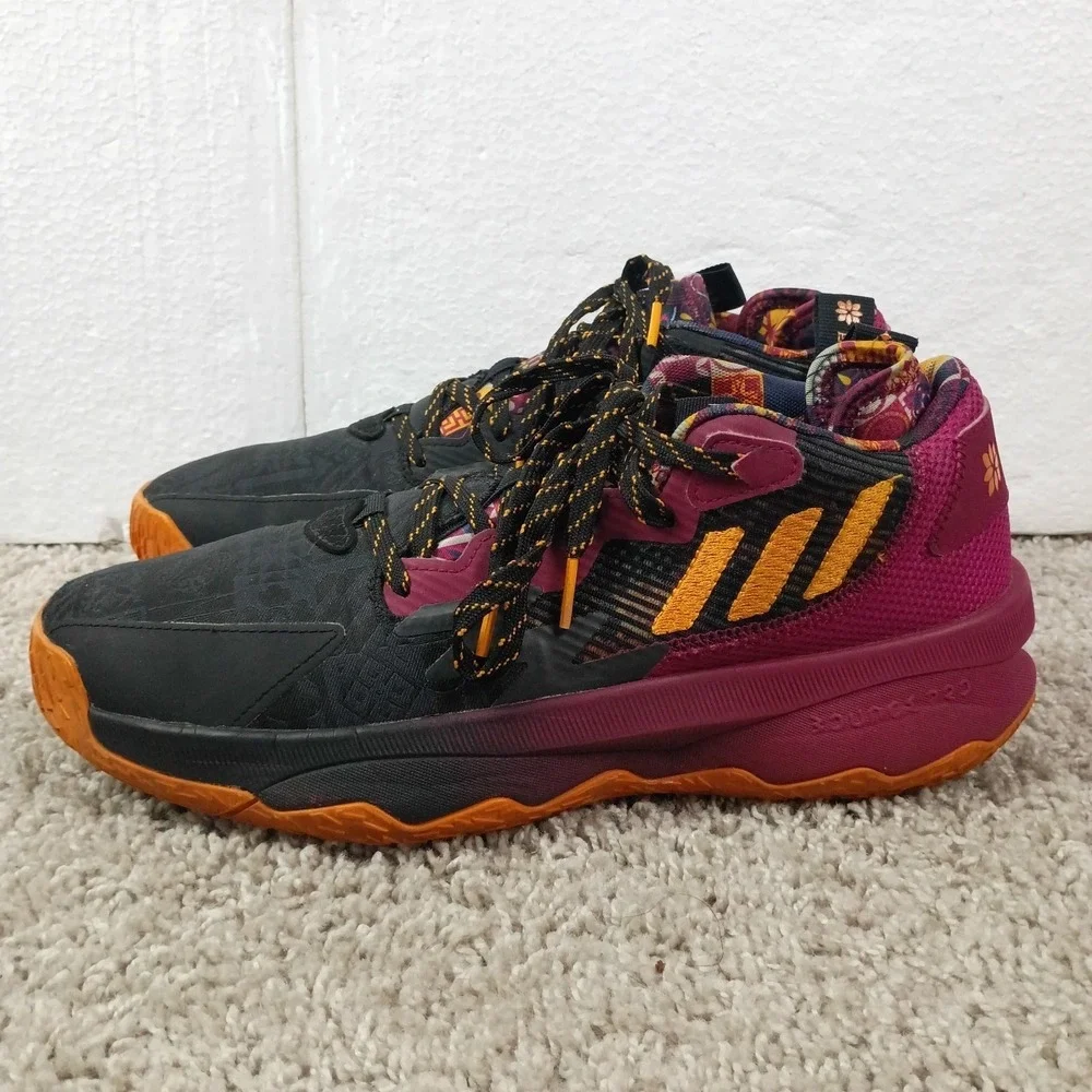 Adidas Mens 9.5 Dame 8 CNY Chinese New Year Basketball Shoes Athletic GW1816